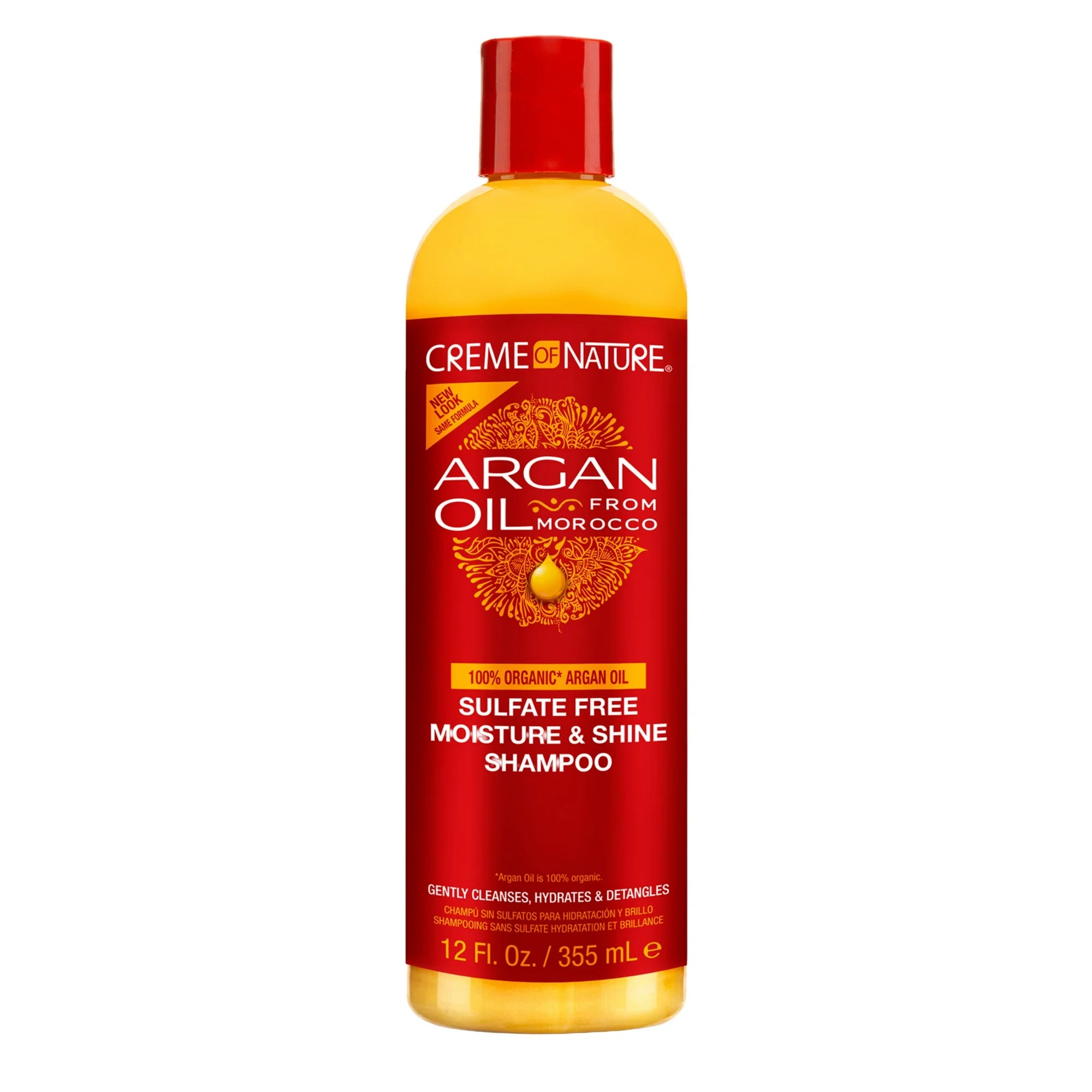 Cream of Nature Sulfate Free Moisture & Shine Shampoo  12 FL oz.