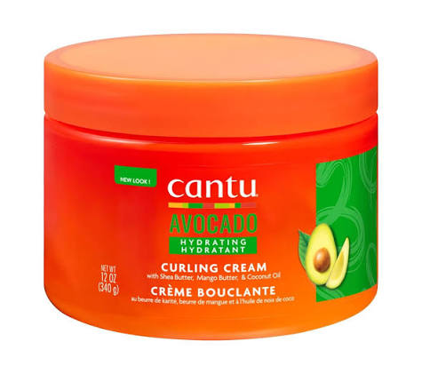 Cantu Avocado Curling Cream with Shea Butter Mango Butter Coconut Oil 12 oz